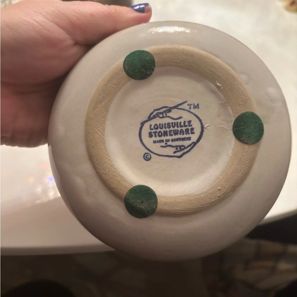 Louisville Stoneware Pottery Hummingbird Ashtray Trinket Dish - Picture 3 of 3